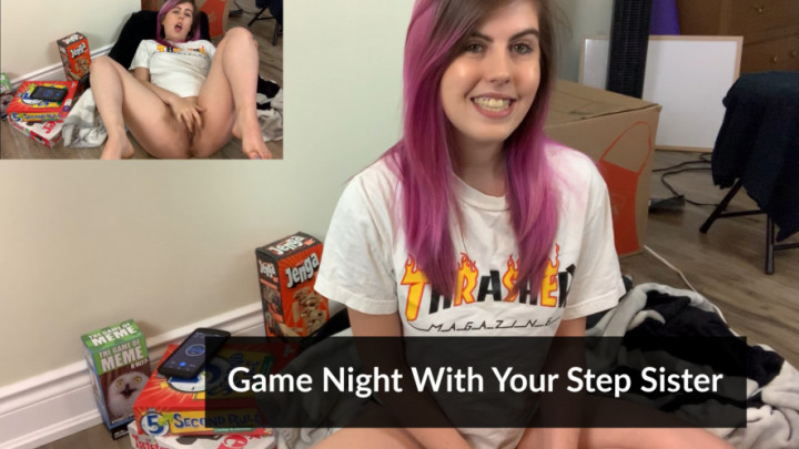 Poster for Beccabrooks - Game Night With Your Step Sister - July 11, 2019 - Manyvids Model - Masturbation, Cum Countdown, Taboo (Табу)