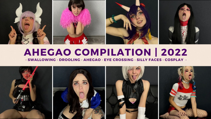 Poster for Lil Cosplay Slut - Ahegao Compilation | 2022 - Dec 29, 2022 - Manyvids Model - Silly Faces, Ahegao (Лил Косплей Шлюха Глупые Лица)