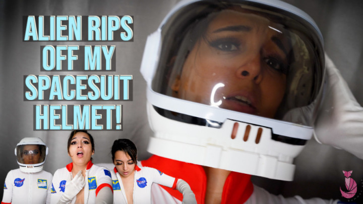 Poster for Manyvids Model - Summer Fox - Alien Rips Off My Space Helmet - Pov, Astronaut (Летняя Лиса Астронавт)