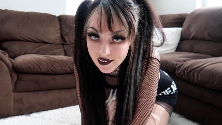 Poster for Milliemillz Goth Sis Gets Creandied - Milliemillz - Manyvids Model - Goth, Role Play, Taboo (Табу)