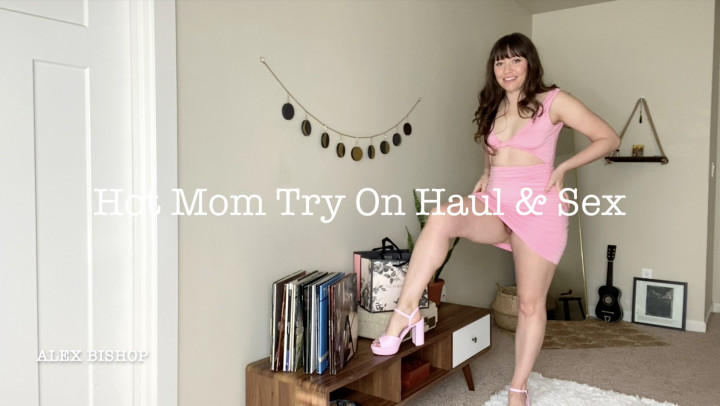 Poster for Manyvids Star - Hot Step Mom Try On Haul And Sex - March 29, 2022 - Alex Bishop - Taboo, Mommy Roleplay (Алекс Бишоп Табу)