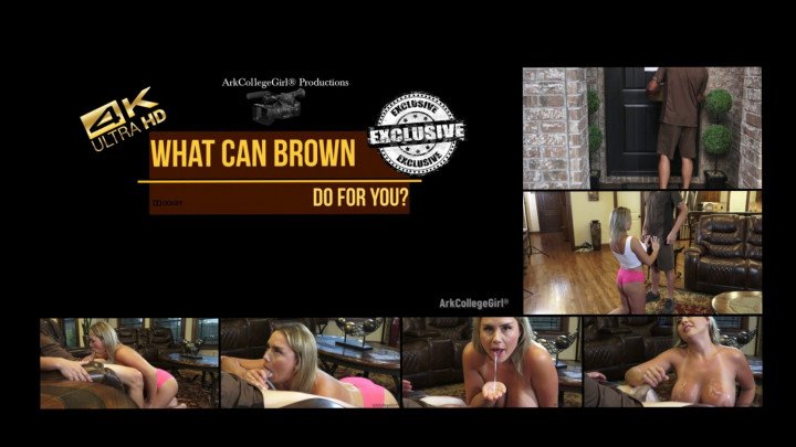 Poster for Arkcollegegirl - Manyvids Girl - Arkcollegegirl What Can Brown Do For Bj For Ups Guy - Hot Wives, Blow Jobs, Blowjob (Горячие Жёны)