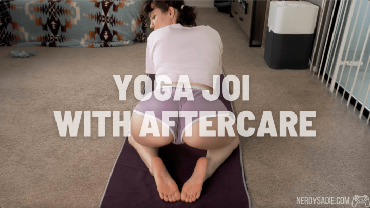 Poster for Nerdysadie - Manyvids Girl - Yoga Joi With Aftercare - Feet Joi, Feet (Ноги)