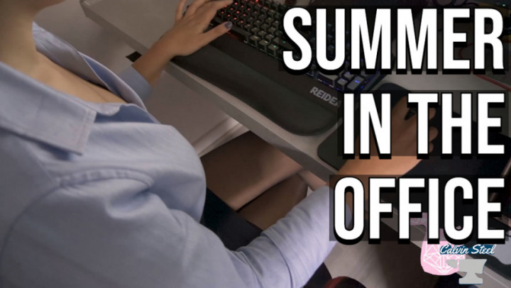 Poster for Summer In The Office - Manyvids Star - Summer Fox - Boss/Employee, Administrative Assistant, Pov Blowjob (Летняя Лиса Начальник/Сотрудник)