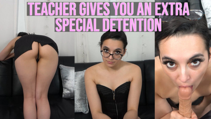 Poster for Manyvids Star - Summer Fox - Teacher Gives You A Special Detention - Dildo Fucking, Cum On Tits (Летняя Лиса Кончить На Сиськи)