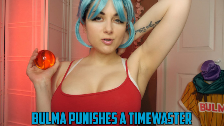 Poster for Manyvids Model - Bulma Punishes A Timewaster - October 29, 2022 - Ellie Idol - Sfw, Anime (Элли Айдол)