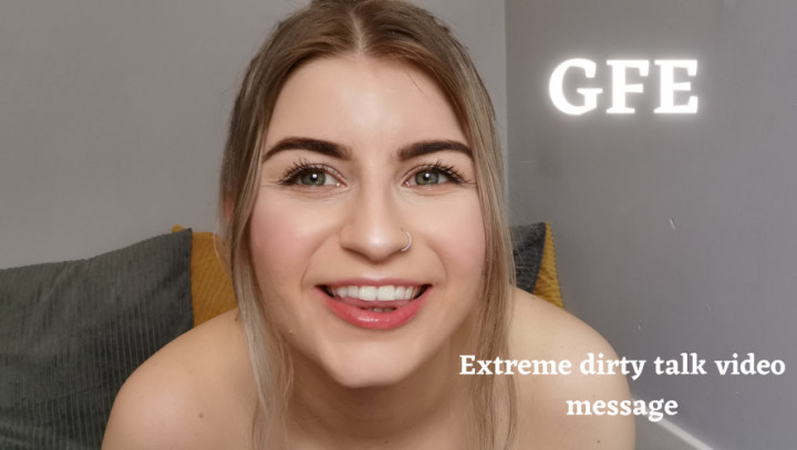 Poster for Gfe: Extreme Dirty Talk Video Message - Manyvids Model - Isla White - Big Tits, Gfe (Исла Уайт Большие Сиськи)