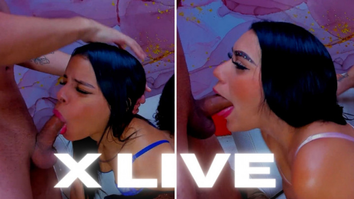 Poster for Line Up Of 4 Latinas To Suck Their Great Friend Jean'S Cock - Xlivestudio - Manyvids Girl - Facefucking, Latina (Латина)