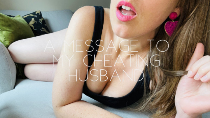 Poster for A Message To My Cheating Husband - May 29, 2023 - Nicolette Bloom - Manyvids Model - Pawg, Mouth Fetish (Николетт Блум)