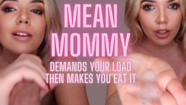 Poster for Manyvids Star - Mean Mommy Makes You Clean Up Your Load - Annascotx - Cei, Mommyroleplay, Taboo