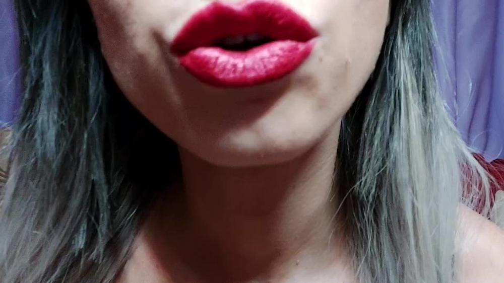 Poster for Moneygoddesss - Manyvids Star - Asmr Red Lips - September 07, 2020 - Lips, Lipstick Fetish (Фетиш Помады)