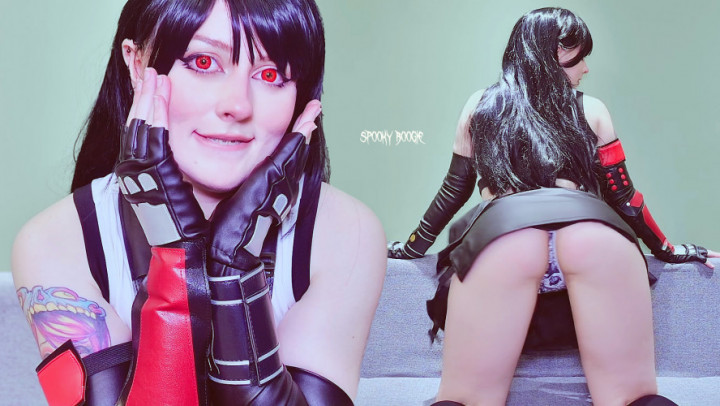 Poster for Manyvids Girl - Spookyboogie - Wedgie Yourself And Then Tifa Lockhart Let You Cum - Cosplay, Femdom Pov (Фемдом Pov)