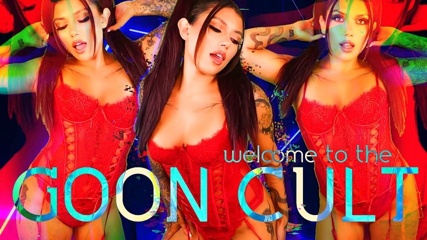 Poster for Welcome To The Goon Cult - February 07, 2023 - Thegoonhole - Manyvids Girl - Femdom Pov, Mind Fuck, Edging Games (Игры С Кромкой)