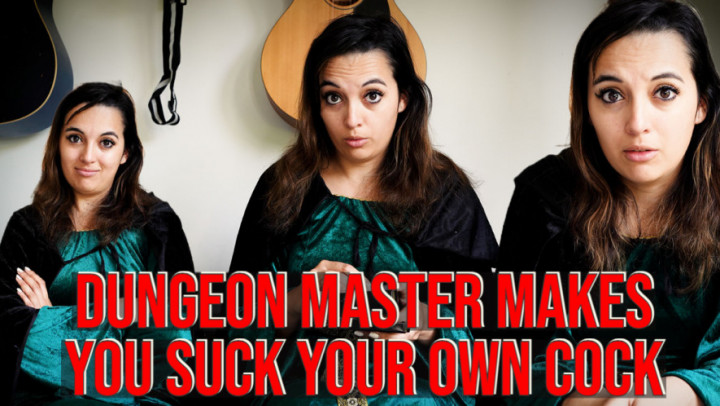 Poster for Summer Fox - Manyvids Star - Dungeon Master Makes You Suck Your Own Cock - Autofellatio, Cei (Летняя Лиса)