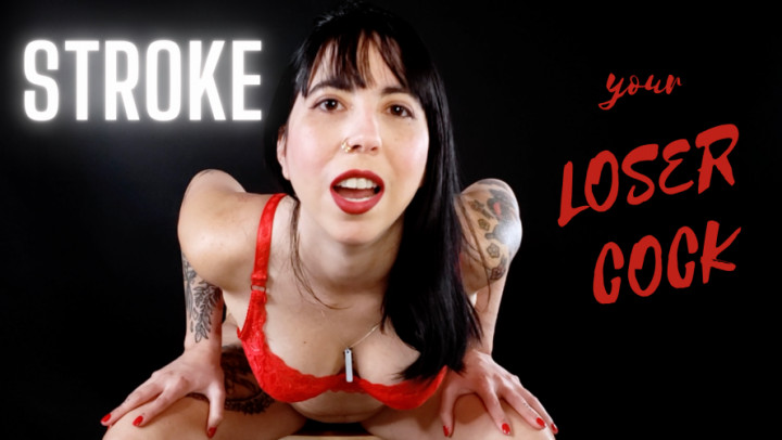 Poster for Manyvids Girl - Jadelussuria - Stroke Your Loser Cock - Joi, Verbal Humiliation (Словесное Унижение)