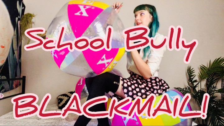 Poster for Manyvids Girl - Melodyhero - Schoolgirl Bully Beach Ball & Blackmail - Inflatables Non-Pop, Beach Balls (Надувные Изделия Без Поплавка)