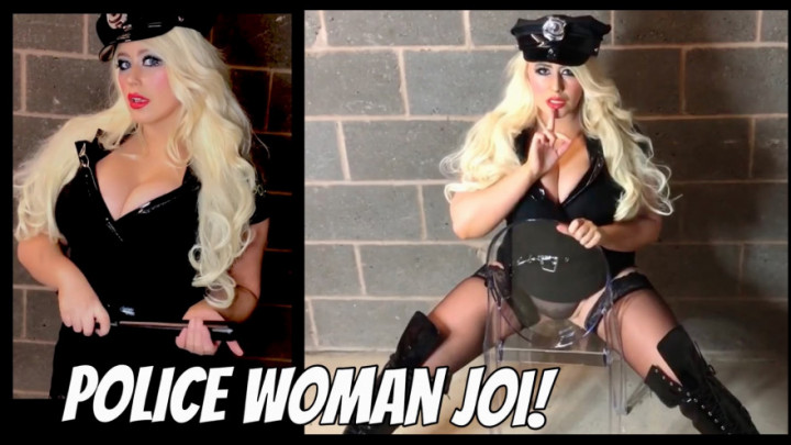 Poster for Lulublue_X - Manyvids Model - Cruel And Dominant -  Police Woman Joi - October 04, 2022 - Cosplay, Femdom, Taboo (Косплей)