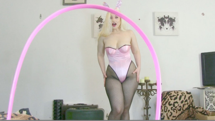 Poster for Manyvids Star - Galas Looner - Easter Bunny Blows In Polka Dot Hose - Apr 12, 2020 - Easter, Cosplay (Галас Лунер Пасха)