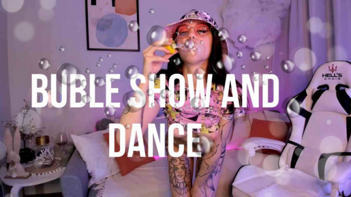 Poster for Bubbles,Music,Boobies - Apr 26, 2022 - Michelle_Reid - Manyvids Star - Belly Dancing, Blowing Bubbles (Выдувание Пузырей)