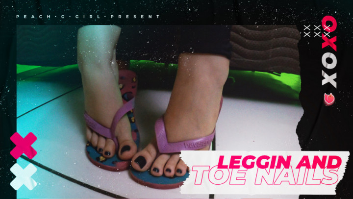 Poster for Peachganjagirl - Manyvids Model - Leggings And Toe Nails - May 26, 2023 - Leggings, Toe Fetish (Леггинсы)