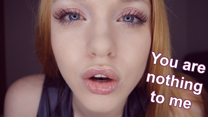 Poster for Manyvids Star - Sarah Calanthe - You Are Nothing To Me - Lip Fetish - Lip Fetish, Mesmerize (Сара Калантэ Губной Фетиш)