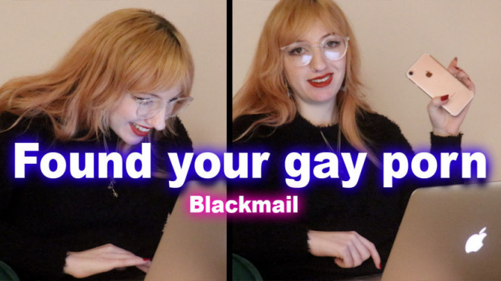 Poster for Ellie Haze - I Found Your Gay Porn Stash - Manyvids Model - Gay Humiliation, Role Play (Элли Хейз Ролевая Игра)