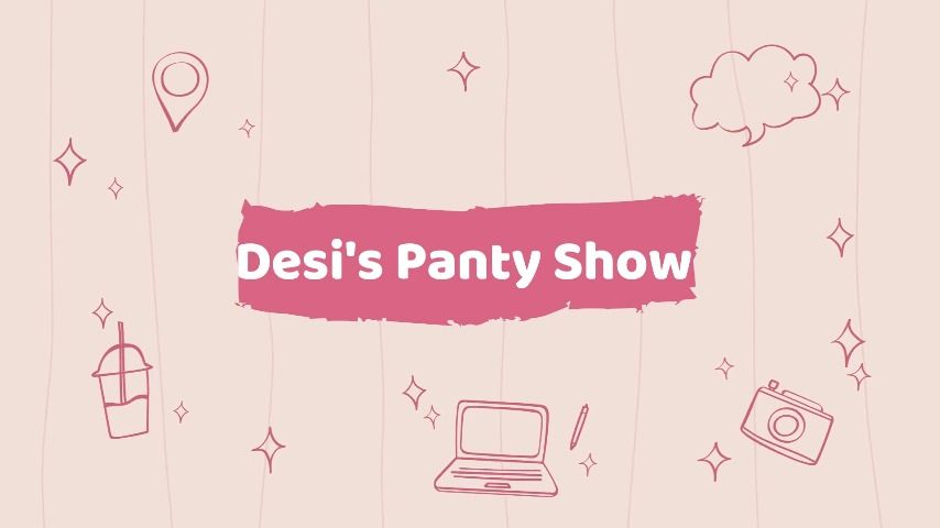 Poster for Desi'S Panty Show - Desiwoods420 - Manyvids Star - Brunette, Satin Panties (Десивуды420 Брюнетка)