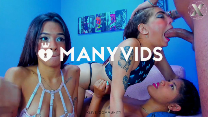 Poster for Manyvids Girl - Xlivestudio - Omg! What A Huge Cock I Love Sucking It - Blowjob, Deepthroat, Latina (Латина)