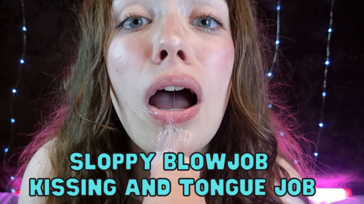 Poster for Manyvids Star - Wetschoolgirl - Tongue Job And Sloppy Blowjob - June 13, 2022 - Edge Play, Split Tongue (Игра На Краю)