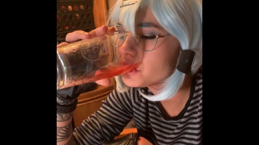 Poster for Manyvids Star - Kitsune_Foreplay - Bubbly Lunch Date With Sinon - Farting, Blow Jobs, Cosplay (Минет)