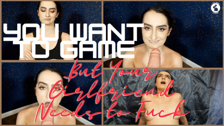 Poster for You Want To Game, But Your Gf Needs To Fuck - May 3, 2023 - Littlebunnyb - Manyvids Girl - Pov, Gaming (Игровые)