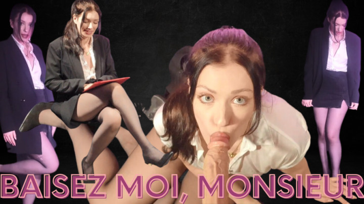 Poster for Blackmailed Intern In Heels Speaks French - August 17, 2023 - Manyvids Model - Wetschoolgirl - Tights Fetish, High Heels (Фетиш В Колготках)