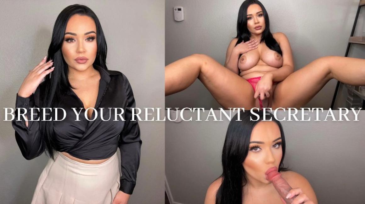 Poster for Mia Jocelyn - Breed Your Reluctant Secretary - Manyvids Star - Impregnation Fantasy, Breeding, Secretary (Миа Джослин Фантазия О Пропитке)