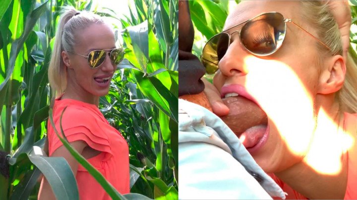 Poster for Throat Goat - Throat Goat Amateur Blonde Facefucked In Cornfield - Manyvids Star - Face Fucking, Gagging, Deepthroat (Горлохват Трахаться Лицом)