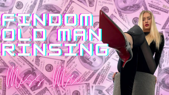 Poster for Findom Old Man Rinsing No Face - Manyvids Model - Aprilmaexox - Financialdomination, Humiliation, Domination