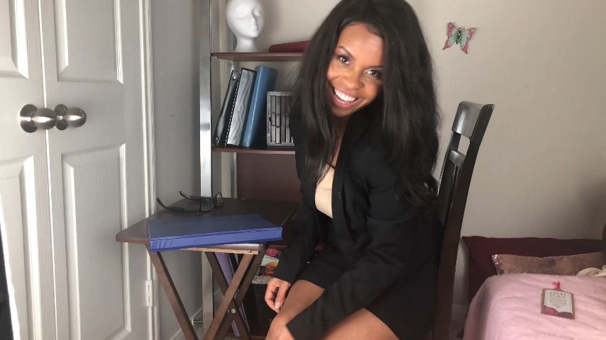 Poster for Manyvids Star - Sweetbabyvixxi - Business Or Pleasure Pussy Part 1 - Garter & Stockings, Ebony, Secretary (Подвязки И Чулки)