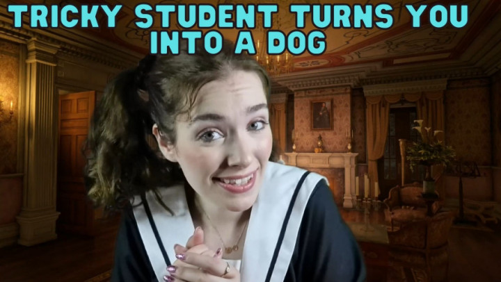 Poster for Tricky Student Turns You Into A Dog - July 04, 2022 - Manyvids Star - Wetschoolgirl - Sfw, Slave Training