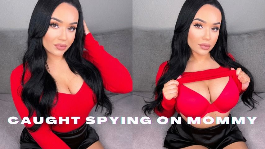 Poster for Manyvids Girl - Mia Jocelyn - Caught Spying On Mommy - Virtual Sex, Mommy Roleplay (Миа Джослин Ролевая Игра С Мамой)