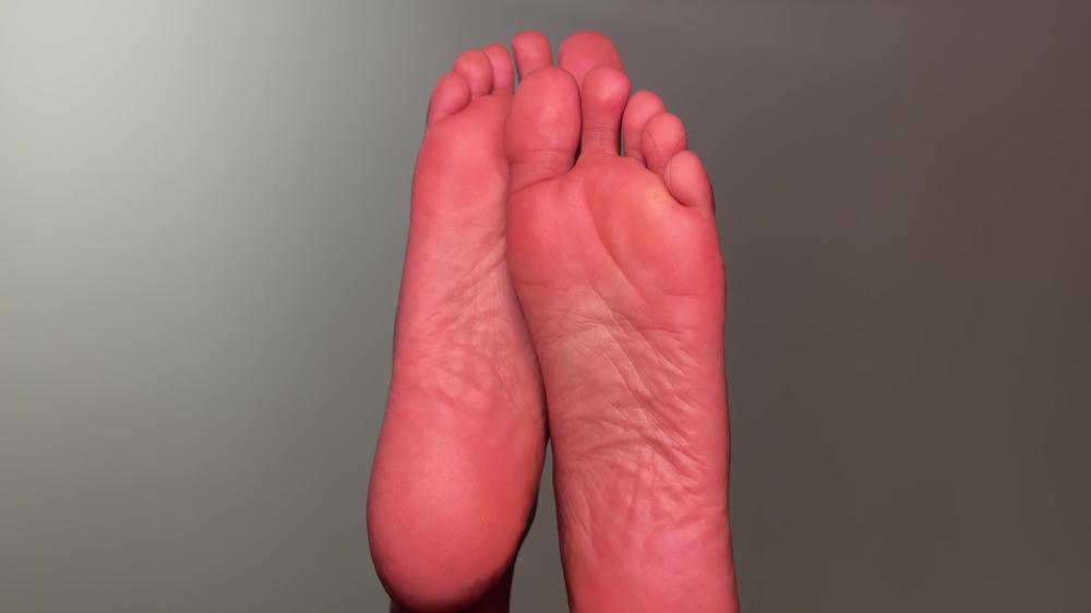 Poster for Pink Foxx - Manyvids Model - Feet Soles Joi - Foot Fetish, Wrinkled Soles, Feet (Пинк Фокс Ноги)