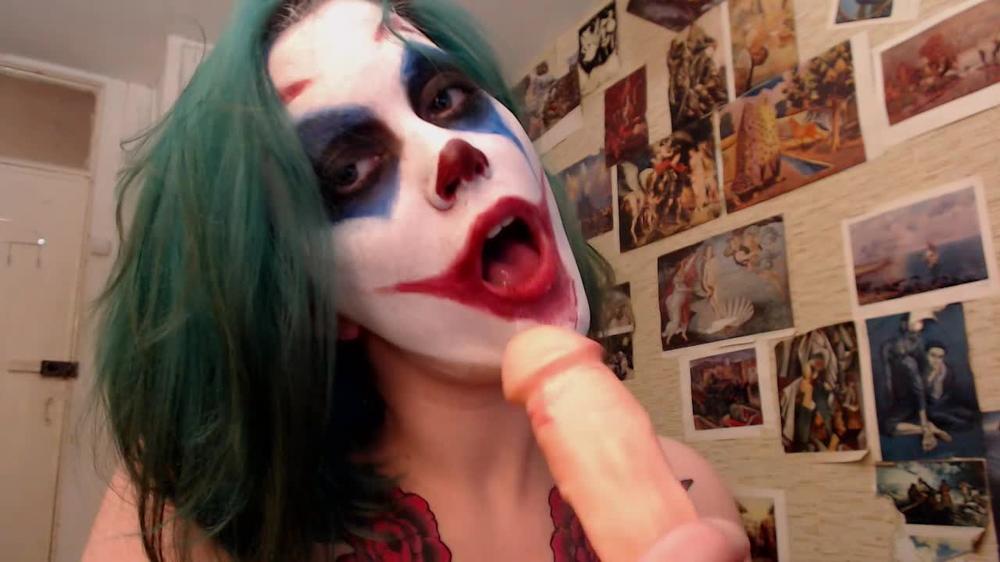 Poster for Stacymoon - Joker Is Getting Really Fucking Mad - Manyvids Star - Clowns, Cosplay (Клоуны)