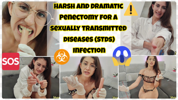 Poster for Harsh Penectomy For A Sexually Transmitted Diseases Stds - Shanaxnow - Manyvids Star - Medicalclinic, Nurse, Penectomy (Шанакснов Пенэктомия)