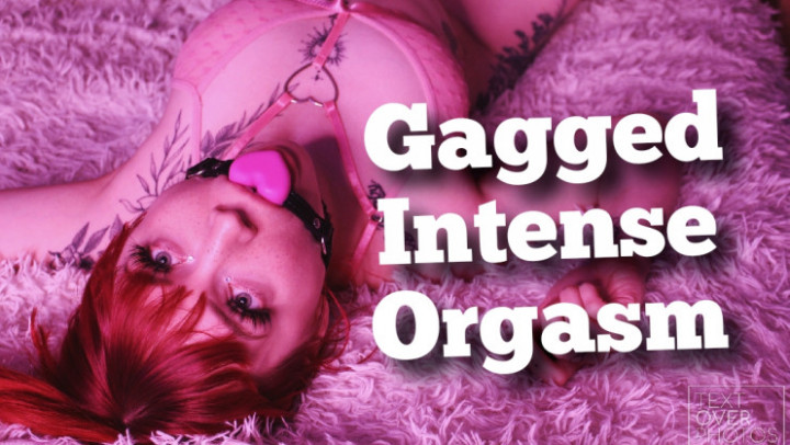 Poster for Evaray - Heartshaped Gag & Intense Hitachi Orgasm - Manyvids Star - Redhead, Gagging, Ballgagged (Эварай С Шаровой Опорой)