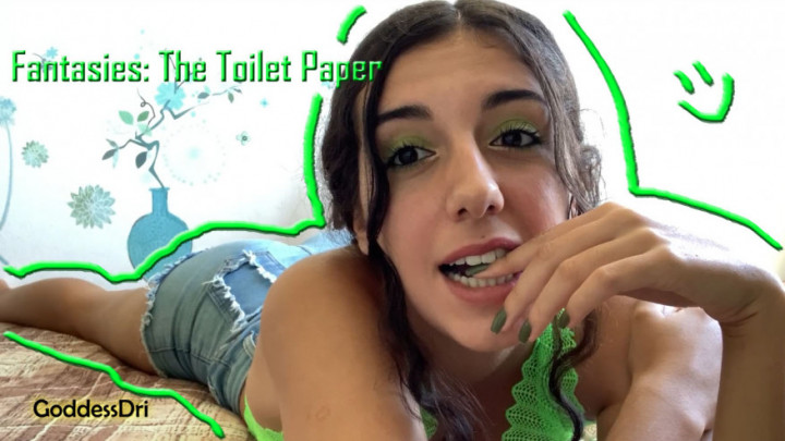 Poster for Manyvids Model - Goddessdri - Fantasies: The Toilet Paper - Ass Worship, Toilet Slavery (Туалетное Рабство)