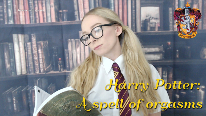 Poster for Manyvids Star - Brea Rose - Harry Potter: A Spell Of Orgasms - April 18, 2019 - Orgasms, Facials (Розовое Поле Оргазмы)