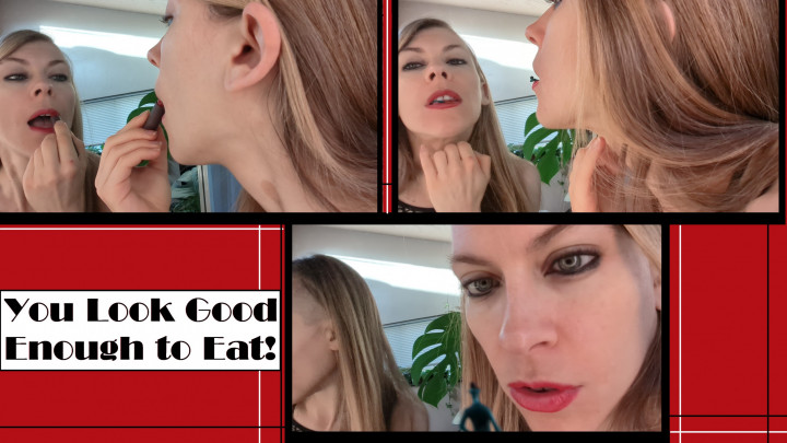 Poster for Manyvids Star - You Look Good Enough To Eat - Feb 23, 2022 - The3Kins - Giantess, Vore, Mouth Fetish