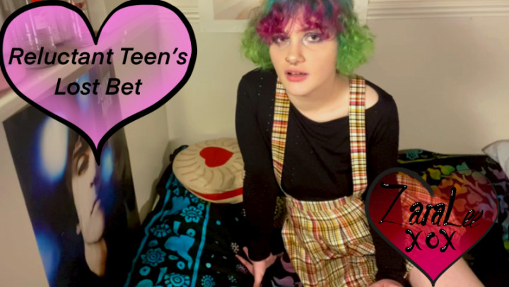 Poster for Reluctant Teens Lost Bet - Feb 14, 2022 - Zara Lee Xox - Manyvids Model - Teens (18+), Taboo (Зара Ли Xox Табу)