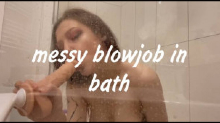 Poster for Manyvids Girl - Messy Blowjob In Bath With Spitting - Apr 2, 2022 - Michelle_Reid - Puffy Tits, Blowjob, Spit Fetish (Фетиш Слюны)