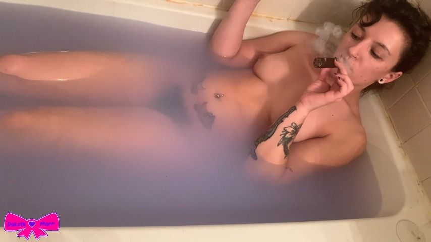 Poster for Ignoring You While Smoking Cigar In Bath - Dakotamarr - Manyvids Star - Bathtub Fetish, Ignore, Cigar Fetish (Дакотамарр Игнорировать)