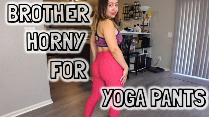 Poster for Manyvids Star - Brother Horny For Yoga Pants - June 02, 2023 - Lalunalewd - Yoga Pants, Sisters (Сестры)