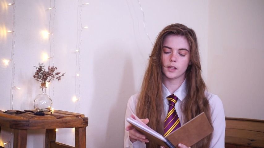 Poster for Longhairluna - Manyvids Star - Hermione'S Spell Joi - Magic, School Girl, Joi (Джой)